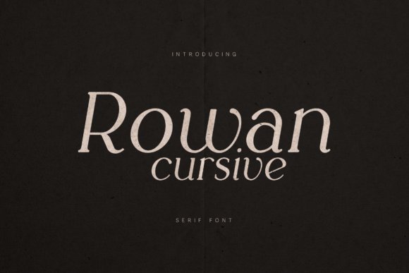 Rowan Cursive