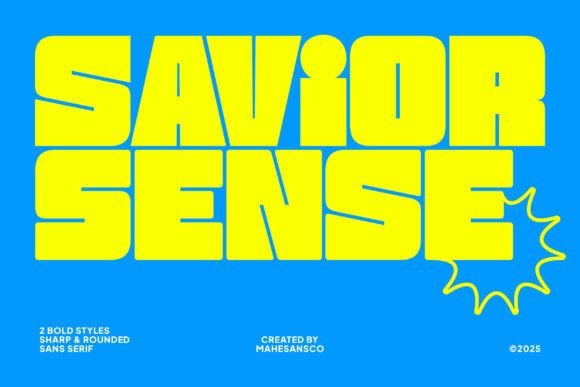 Savior Sense Font