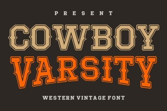 Cowboy Varsity Font