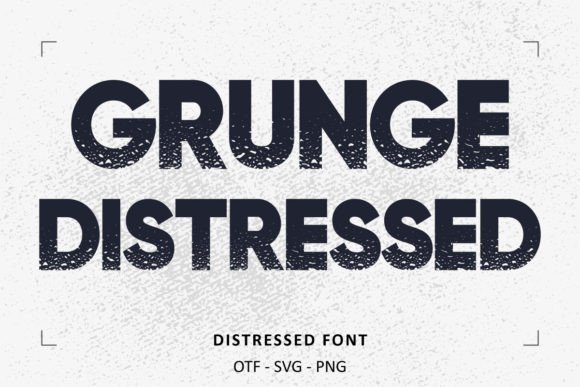Distressed Font