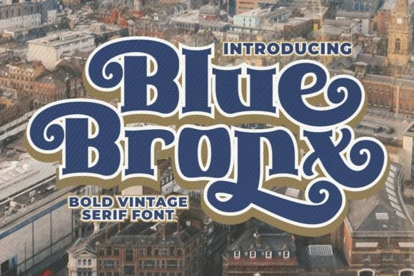 Blue Bronx Font