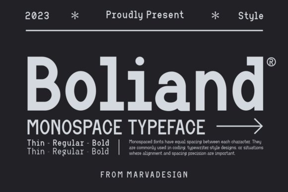Boliand Font
