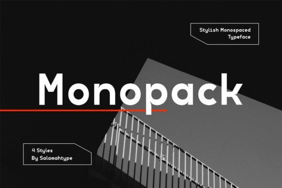 Monopack Regular Font