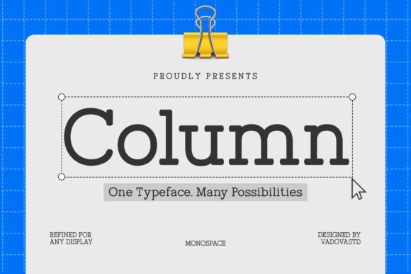 Column Font