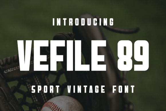 Vefile 89 Sans Serif Font