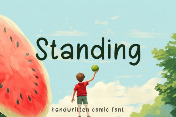 Standing Font