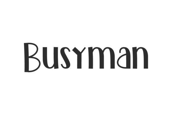 Busyman Font