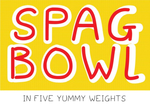 Spagbowl Font Family
