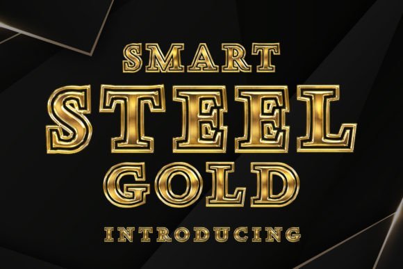 Gold Font