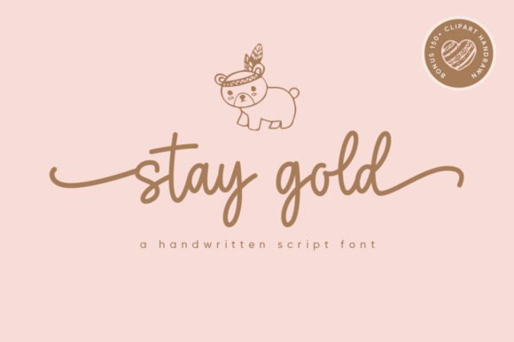 Stay Gold Script Font