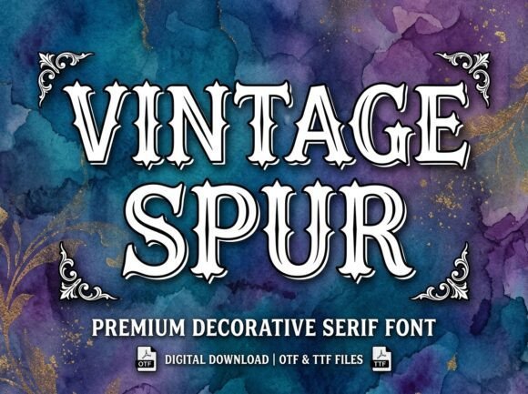 Vintage Spur Font