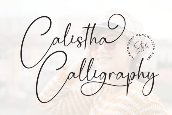 Calistha Calligraphy Font - Instagram post font