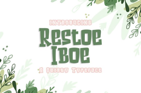 Restoe Iboe - Instagram post font