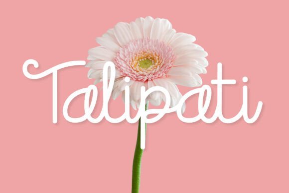 Talipati Font - Instagram post font