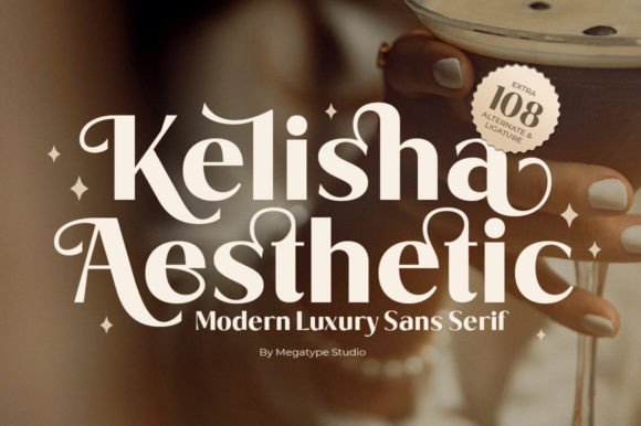 Kelisha Aesthetic Font - Instagram post font