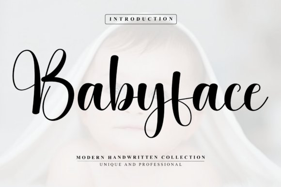 Babyface Font - Feminine Script Fonts