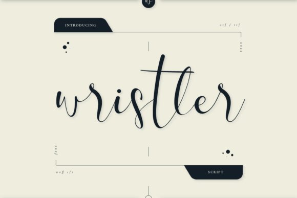 Wristler Font - Feminine Script Fonts