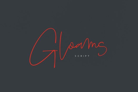 Gloams Font - Feminine Script Fonts