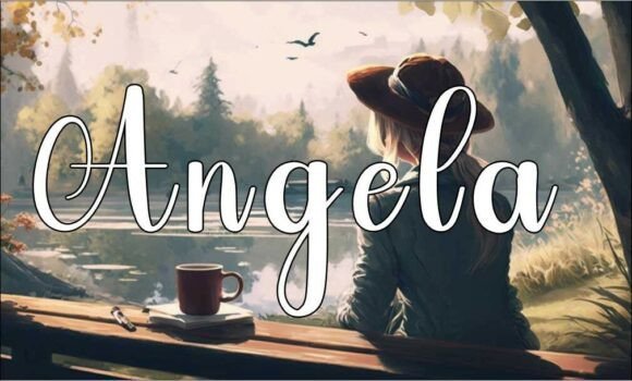 Angela Font - Feminine Script Fonts