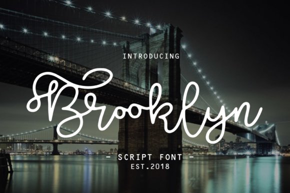 Brooklyn Script - Feminine Script Fonts