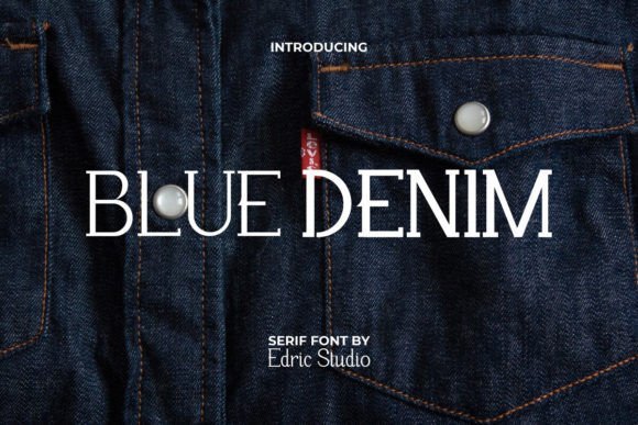Blue Denim Font
