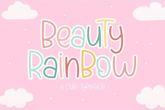 Beauty Rainbow Font