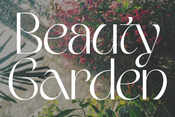 Beauty Garden Sans Serif Font