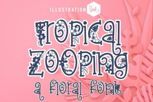 Tropical Zooping Font