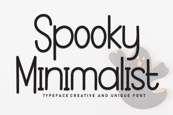 Spooky Minimalist Font
