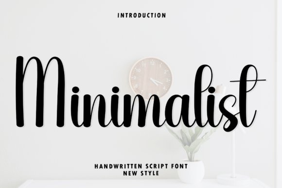 Minimalist Font