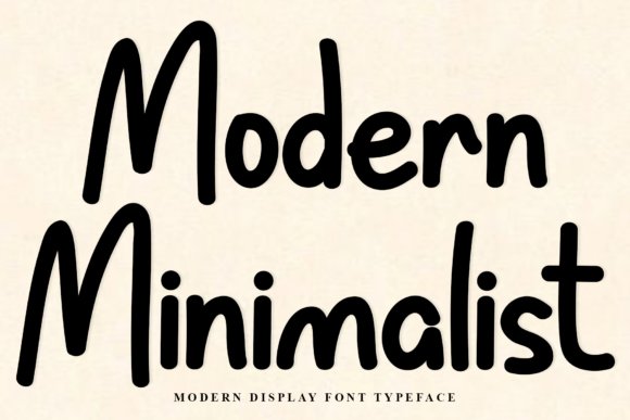 Modern Minimalist Font