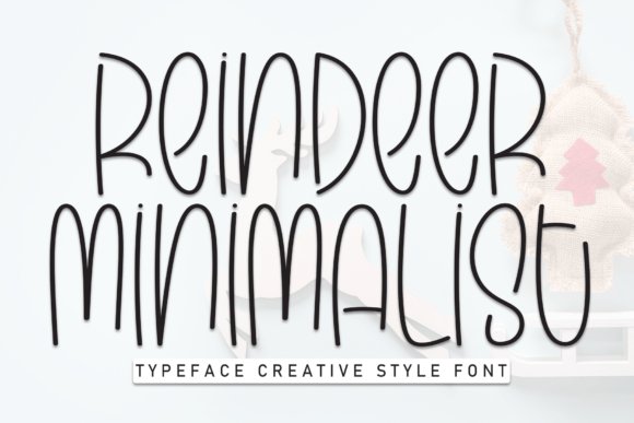 Reindeer Minimalist Font