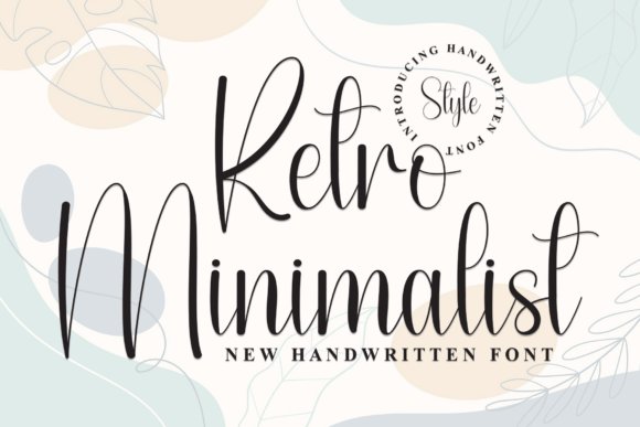 Retro Minimalist Font
