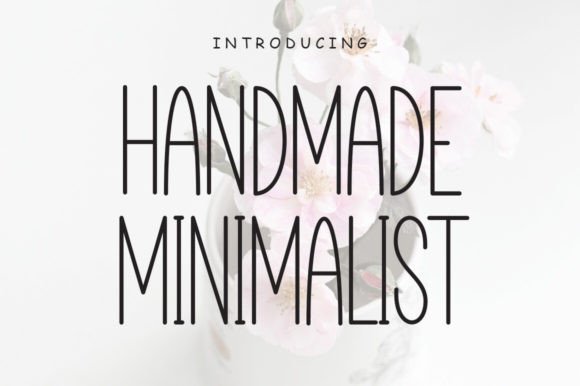 Handmade Minimalist Font