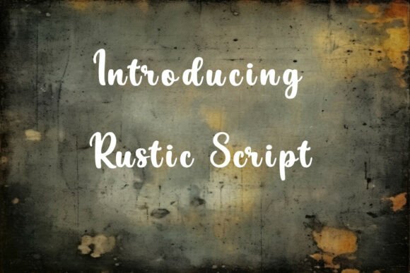 Rustic Script Font