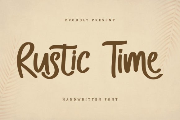 Rustic Time Font