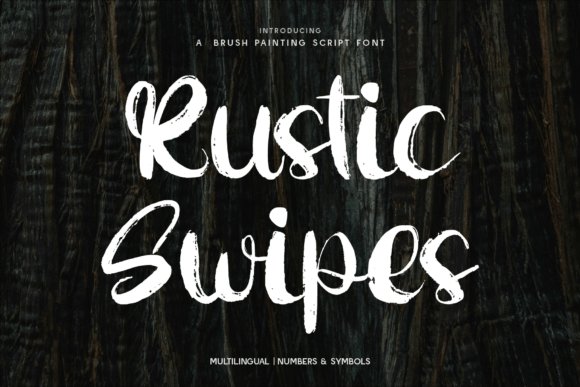 Rustic Swipes Font