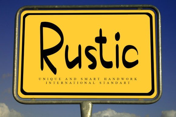Rustic Font