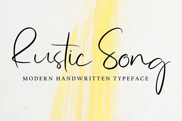 Rustic Song Font