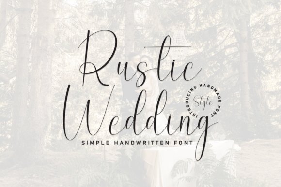 Rustic Wedding Font