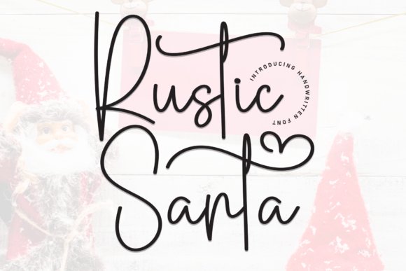 Rustic Santa Font