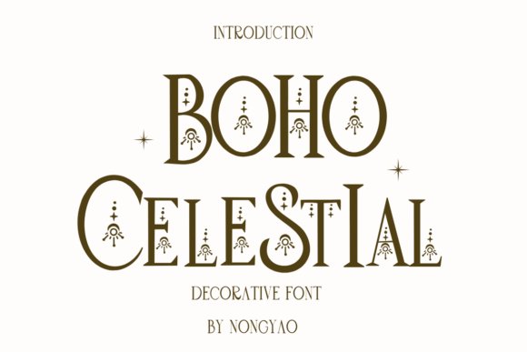 Boho Celestial Font