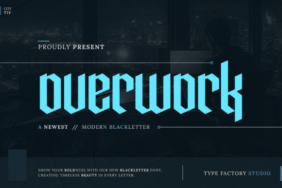 Overwork Font
