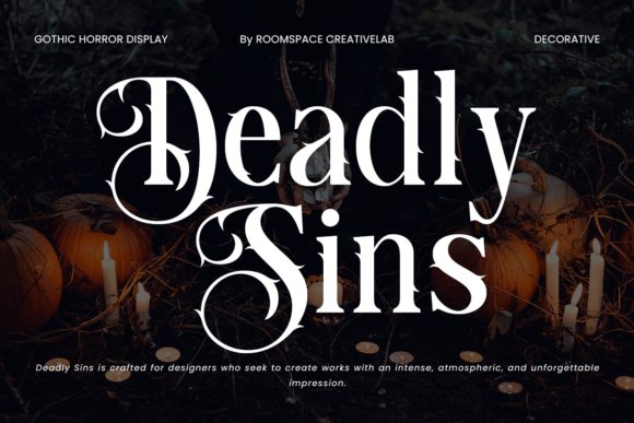 Deadly Sins Font