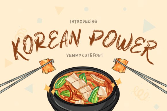 Korean Power Font
