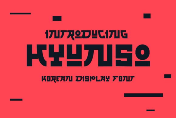 Hyunso Korean Style Font