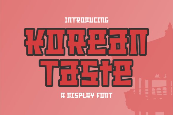 Korean Taste Font