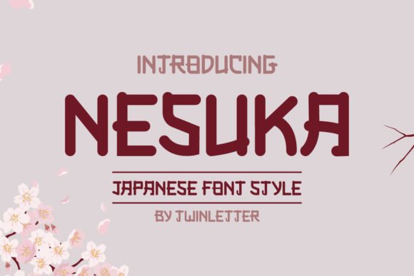 Nesuka Faux Japanese Font