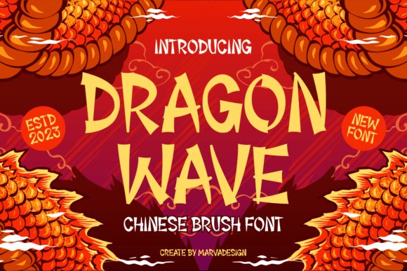 Dragon Wave Font