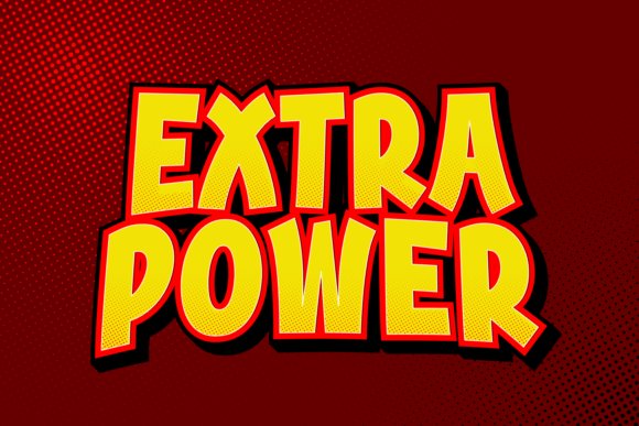 Extra Power Font